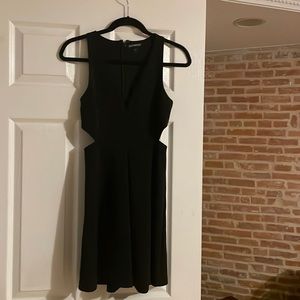 Express black mini dress